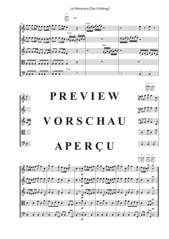 gallery: La Primavera (Der Frühling) , ,  1.Satz (Quintett flexible Besetzung)