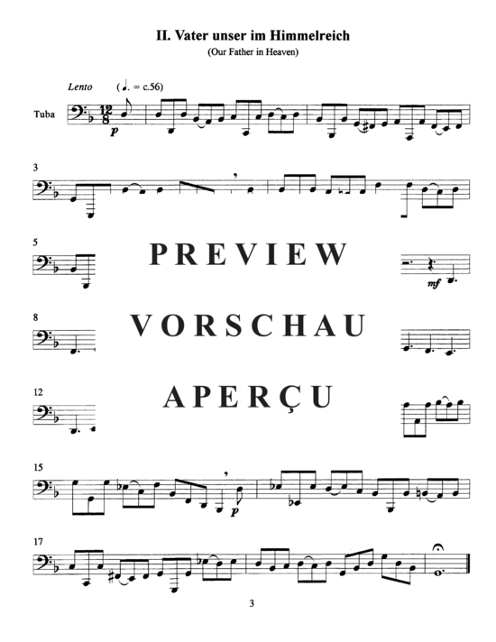 gallery: Drei Choral Preludes , , (Duett für Euphonium/Posaune + Tuba)