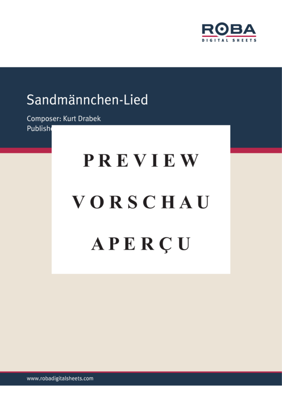 gallery: Sandmännchen-Lied , , (Klavier + Gesang)