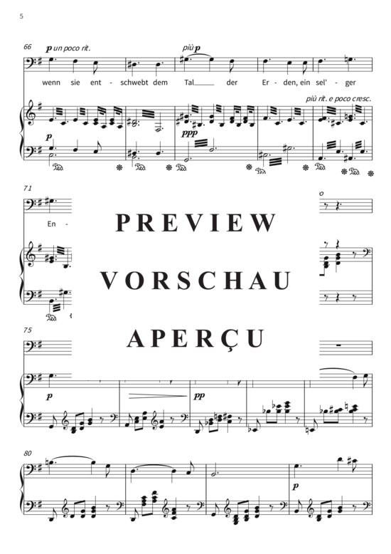 gallery: O! du mein holder Abendstern - aus der Oper Tannhäuser und der Sängerkrieg auf Wartburg , , (Gesang + Klavier)