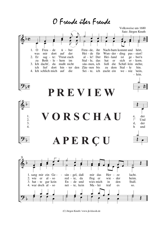 gallery: O Freude über Freude , , (Gemischter Chor)