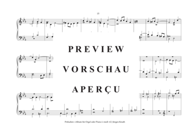 gallery: Präludien = Album für Orgel oder Piano (c-moll) , ,  (Klavier Solo)