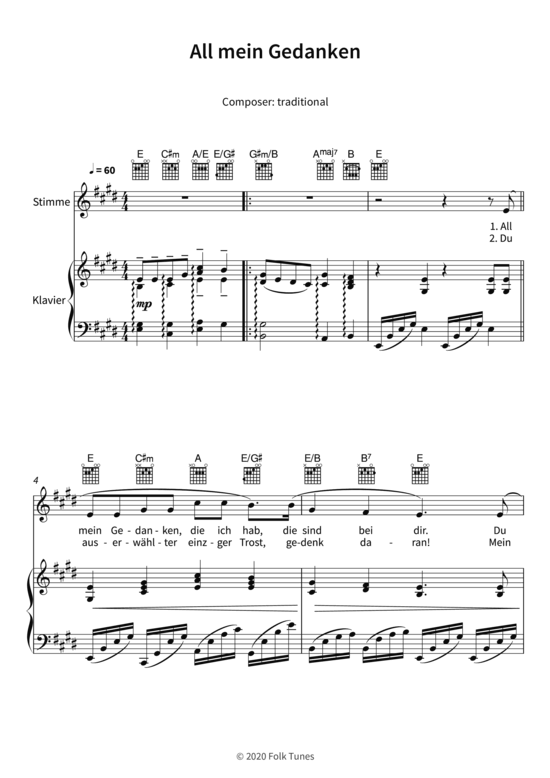 All mein Gedanken - aus dem Lochamer Liederbuch 