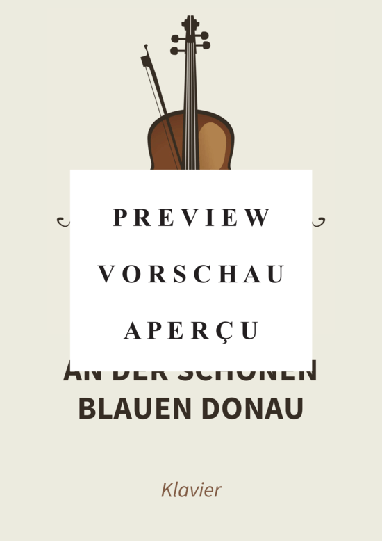 gallery: An der schönen blauen Donau - Donauwalzer , , (Klavier Solo)