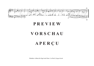 gallery: Präludien = Album für Orgel oder Piano (As-Dur) , ,  (Klavier Solo)