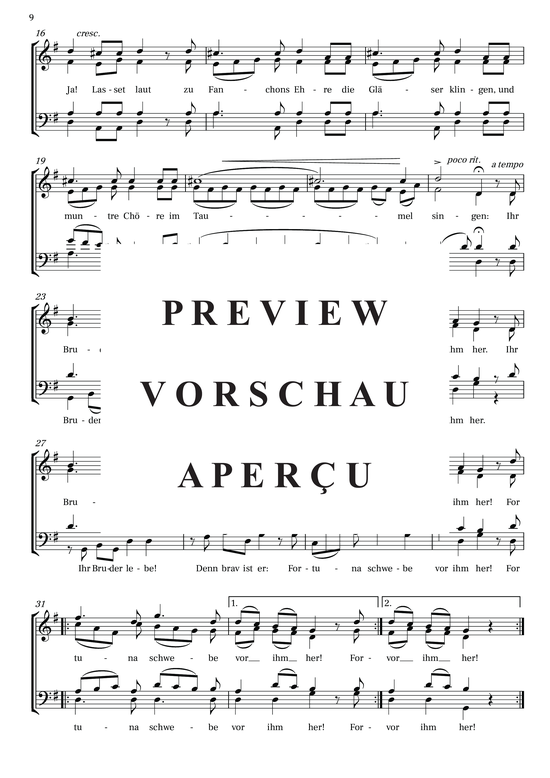 gallery: Fanchon-Lieder - vier Lieder für Gemischten Chor, , 