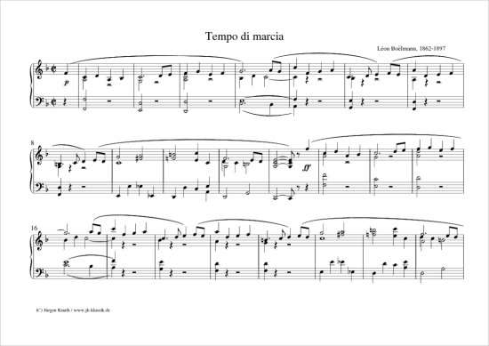 gallery: Tempo di marcia , , (Klavier/Orgel Solo)