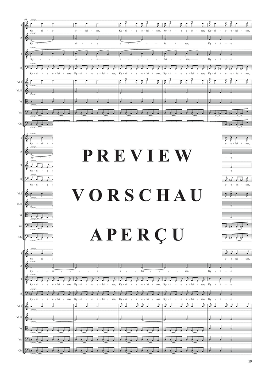 gallery: Kyrie in memoriam Nathalie Hidalgo Sánchez (1982, Version II 2015) , ,  (3x Gemischter Chor + 3x Streichquintett)