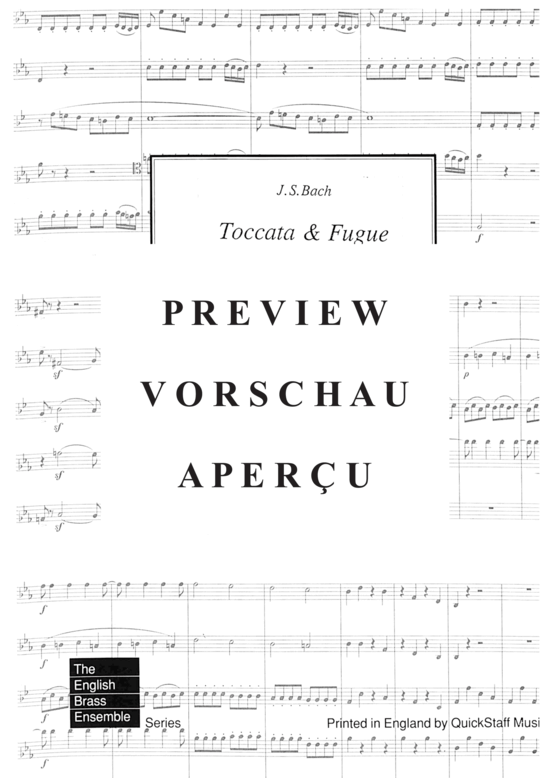 gallery: Toccata & Fugue , , (1.Trp in C/B/Es, 2.Trp in B, Horn in F, Pos, Tuba)