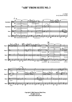 gallery: Air from Suite Nr. 3 , , (Tuba Quartett: 2x Bariton, 2xTuba) 