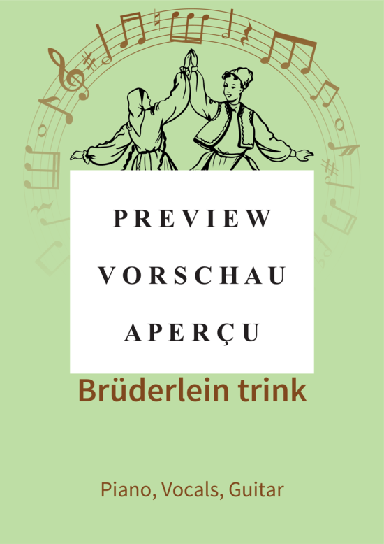 gallery: Trink, trink, Brüderlein trink , , (Gesang + Klavier, Gitarre)