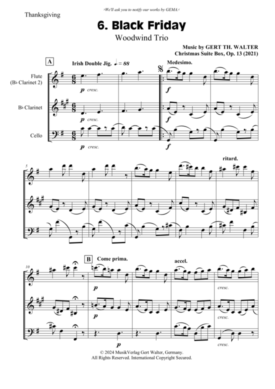 gallery: Black Friday , , (Holzbläser Trio Fl/Cl Cl Fg)