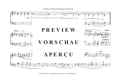 gallery: Präludien Es-Dur , , (Orgel/Klavier Solo)