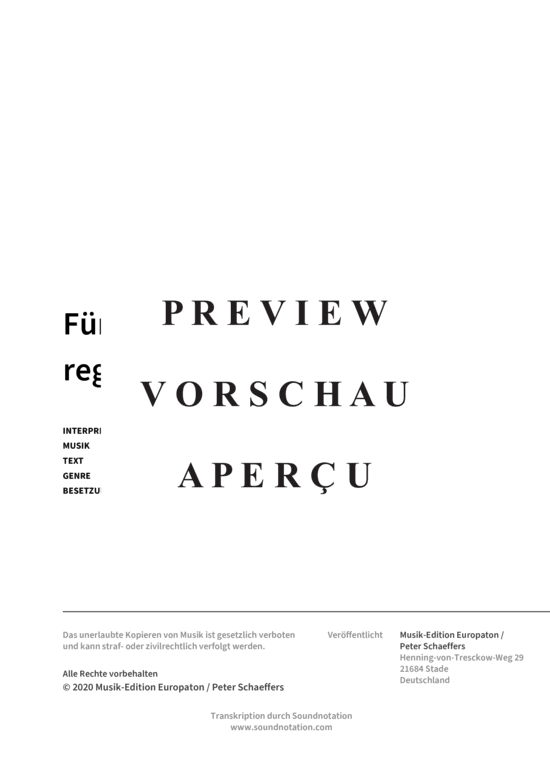 gallery: Für mich soll´s rote Rosen regnen , Knef, Hildegard, (Tenorsaxophon/Klarinette in B + Akkorde - Leadsheet)