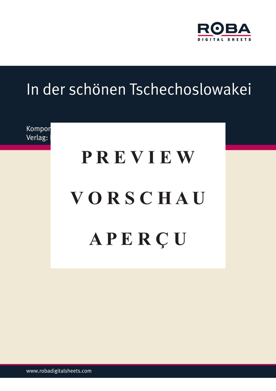 gallery: In der schönen Tschechoslowakei , , (Klavier Solo mit unterlegtem Text)