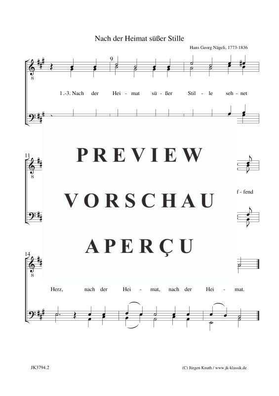 gallery: Nach der Heimat süßer Stille, , (Männerchor)