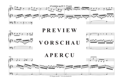 gallery: Variation  aus Prelude, Fugue et Variation pour orgue op.18 FWV 30 , , (Orgel Solo)