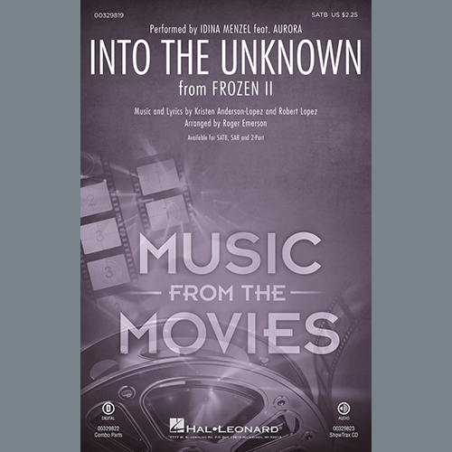 cover: Into The Unknown (from Disney's Frozen 2) (arr. Roger Emerson), Panic! At The Disco, Idina Menzel and AURORA, AURORA, Idina Menzel, Chor