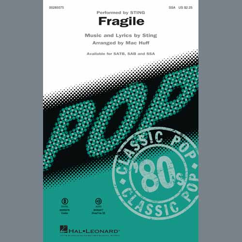 Product picture to: Fragile (arr. Mac Huff)