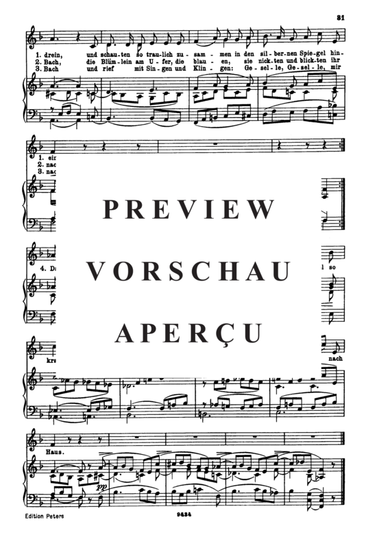 gallery: Tränenregen D.795-10 (Die Schöne Müllerin) , ,  (Gesang tief + Klavier)