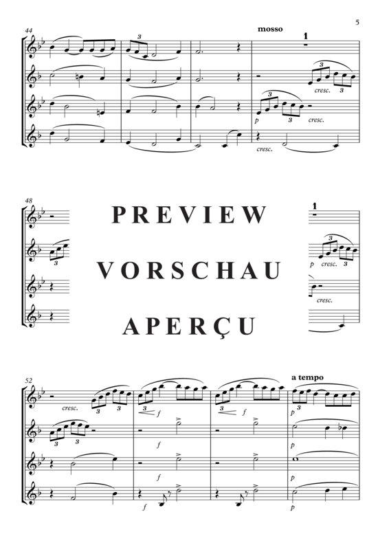 gallery: Arabesque No 1 , , (Saxophon Quartett SATB)