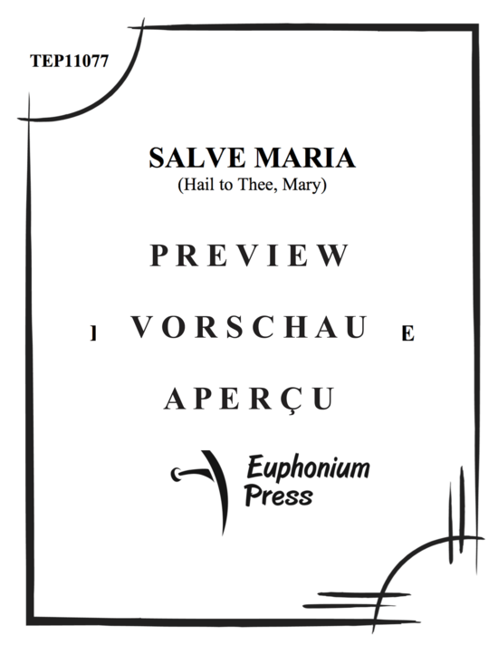 gallery: Salve Maria , , (Euphonium/Posaune + Harfe)