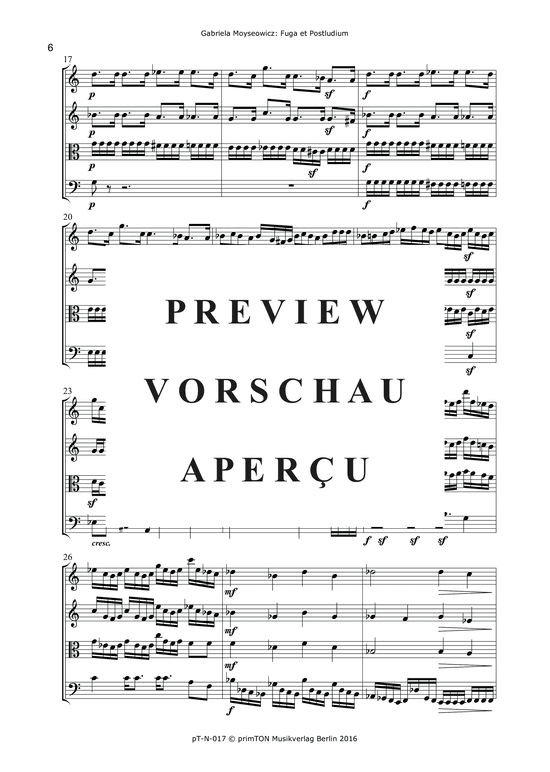 gallery: Fuga et Postludium für Streichensemble (1996) , ,  (Streicher Ensemble)