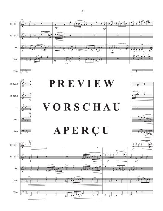 gallery: Adagio and Fugue in c minor , , (Blechbläser Quintett)