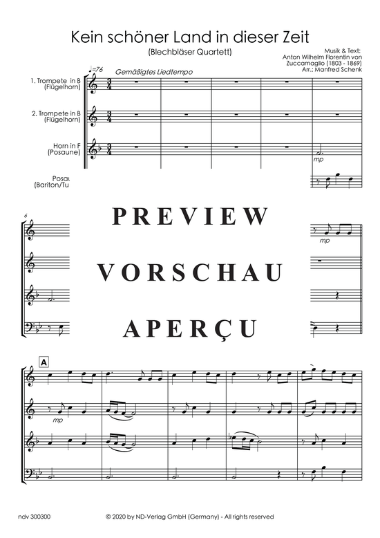 gallery: Kein schöner Land in dieser Zeit , , (Blechbläser Quartett)