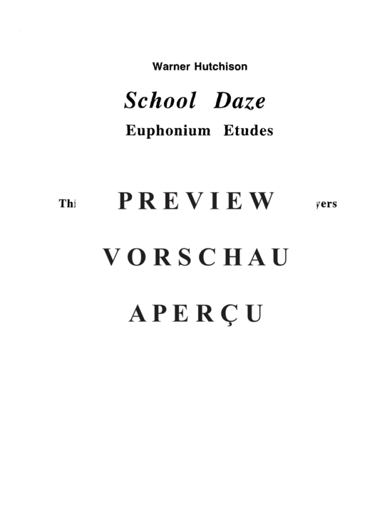 gallery: School Daze , , (Euphonium Solo)