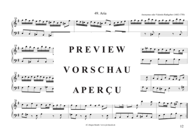 gallery: Orgelstücke: 8x Aria, 3x Trio, 1x. Menuett , , (Orgel/Cembalo/Klavier Solo)