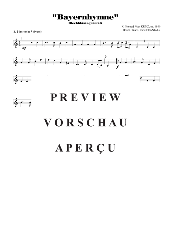 gallery: Bayernhymne , , (Blechbläser Quartett/Ensemble - Variable Besetzung)