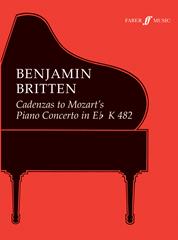 cover: Cadenzas to Mozart's Piano Concerto in Eb Major K482, Benjamin Britten, Klavier