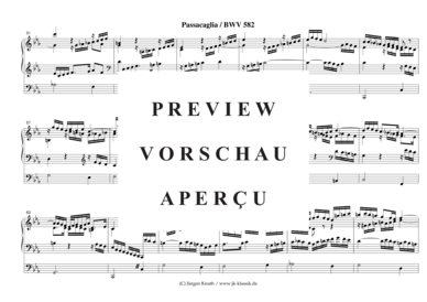 gallery: Passacaglia  c-moll BWV582 , , (Orgel Solo)