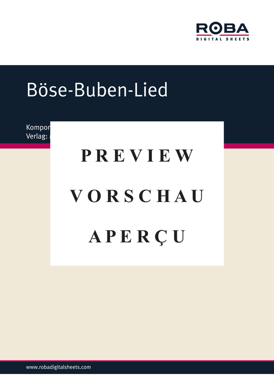 gallery: Böse-Buben-Lied , Kickers, Hardy, (Klavier + unterlegter Text)