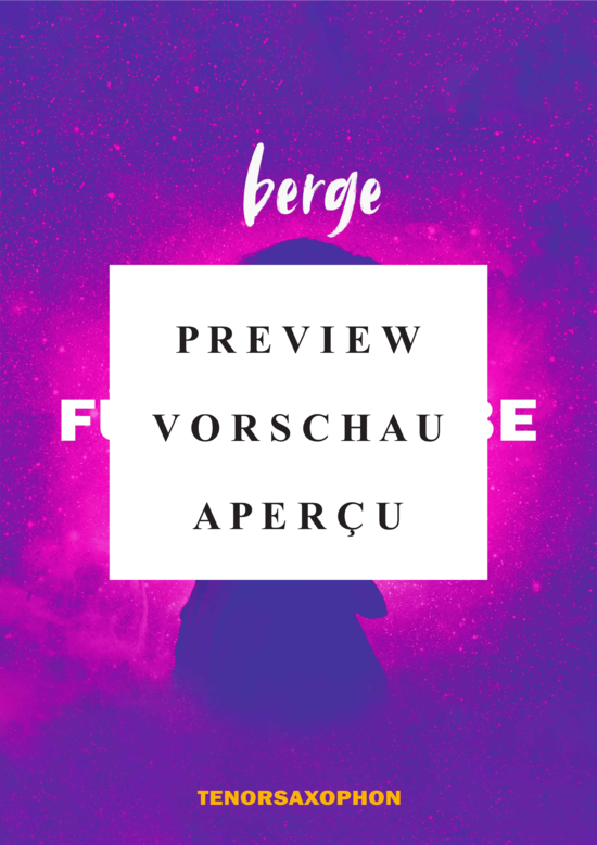 gallery: Für die Liebe (Tenor Saxophon) , Berge,  (Leadsheet)