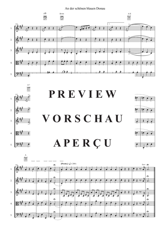 gallery: An der schönen blauen Donau , , (Quintett flexible Besetzung)