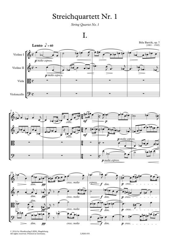 Streichquartett Nr. 1 