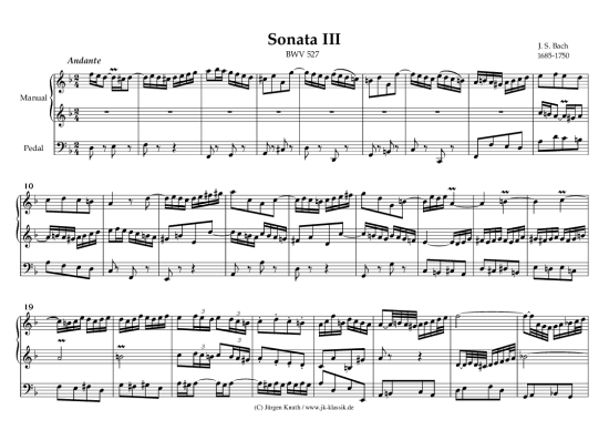 gallery: Sonate Nr.3 BWV 527 , , (Orgel Solo)