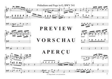 gallery: Präludium und Fuge in G, BWV 541 , , (Orgel Solo)