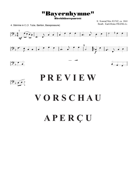 gallery: Bayernhymne , , (Blechbläser Quartett/Ensemble - Variable Besetzung)