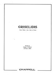 cover: Griselidis, Claude Civelli, Flöte, Klavier