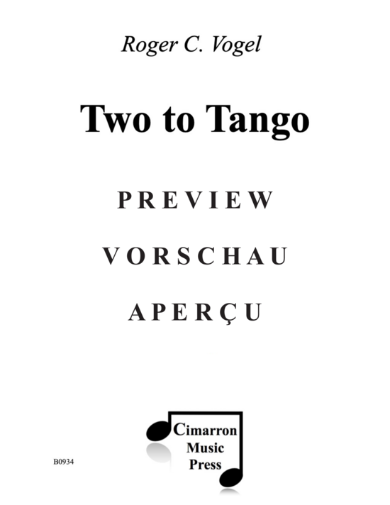 gallery: Two to Tango , , (Klarinette und Horn)