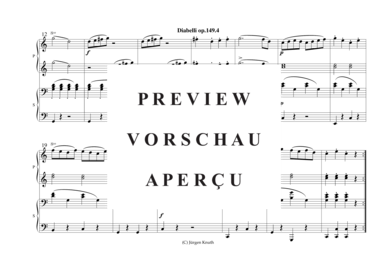 gallery: Allegro  op.149.4 , , (Klavier vierhändig)