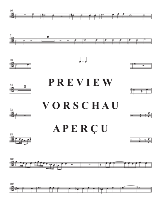 gallery: Herr, nun lässt Du Deinen Diener , , (Ensemble für Bass, 4x Posaune + BC)