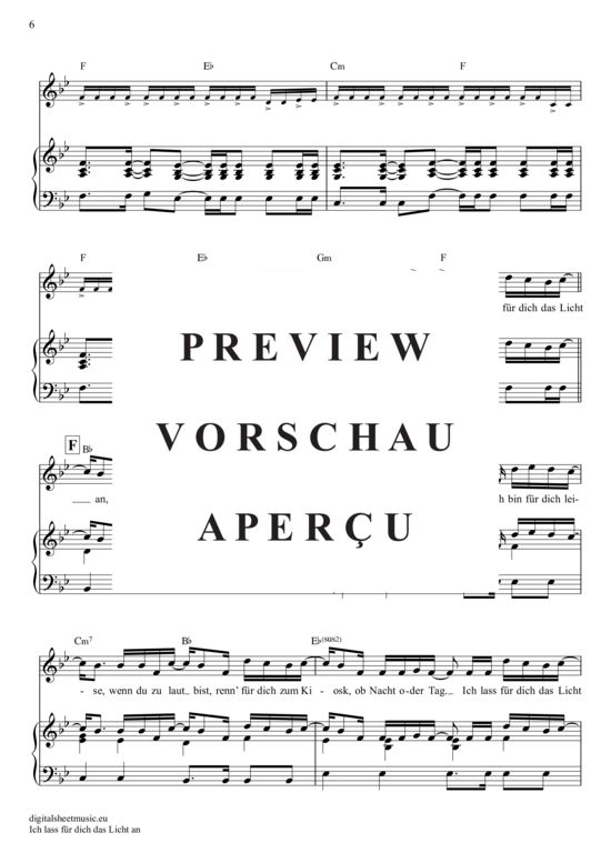 gallery: Ich Lass Für Dich Das Licht An , Revolverheld, (Klavier + Gesang)