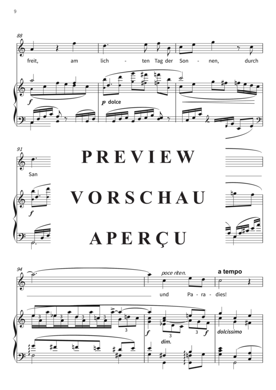 gallery: Morgenlich leuchtend im rosigen Schein - aus Die Meistersinger , , (Gesang + Klavier)