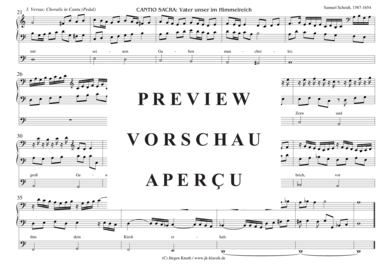 gallery: CANTIO SACRA Vater unser im Himmelreich, 3. Versus: Choralis in Cantu (Pedal) , ,  (Orgel Solo)