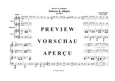 gallery: Scherzo u. Allegro, op.149.6 , , (Klavier vierhändig)