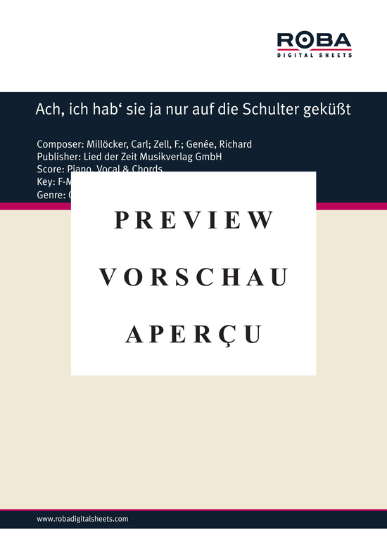 gallery: Ach, ich hab sie ja nur auf die Schulter geküßt , , (Akkordeon)